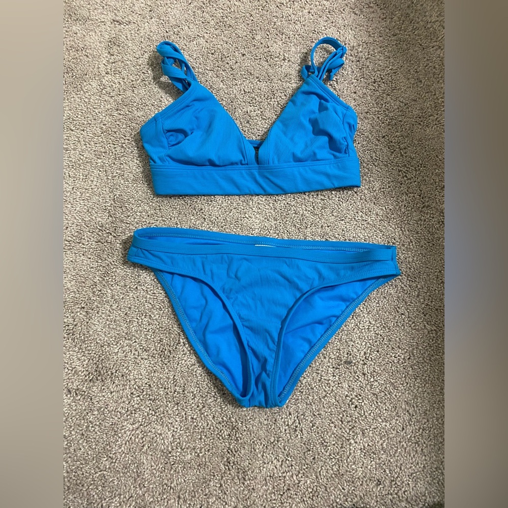 Vibrant Blue Bikini Set